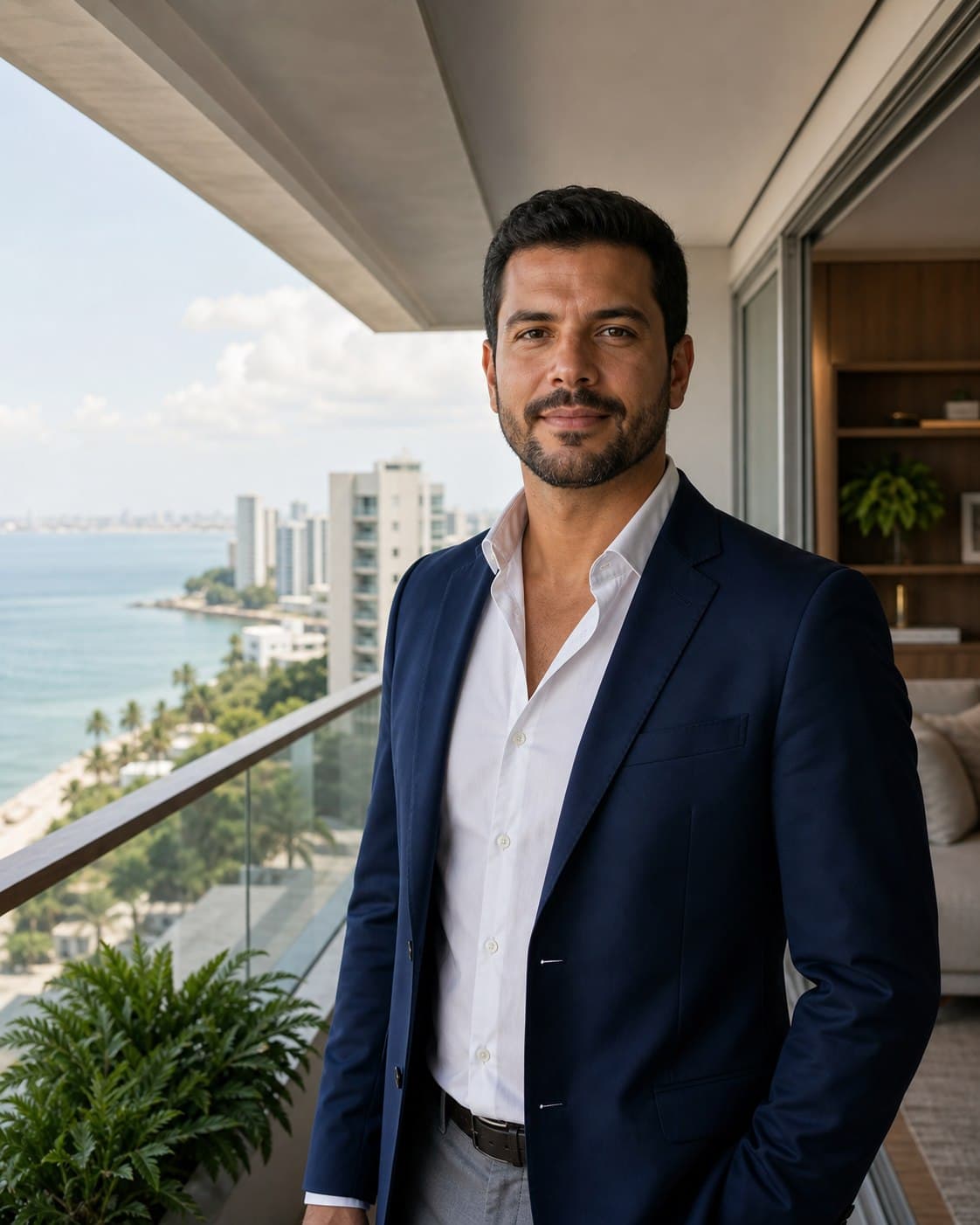 Lucas Andrade, personagem demonstrativo de consultor imobiliário em Salvador