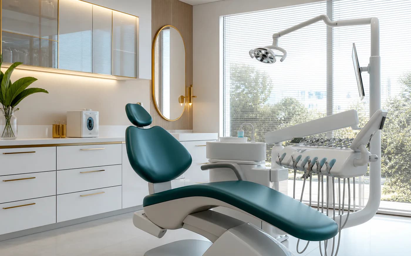Ambiente premium usado como referência visual para página de estética
